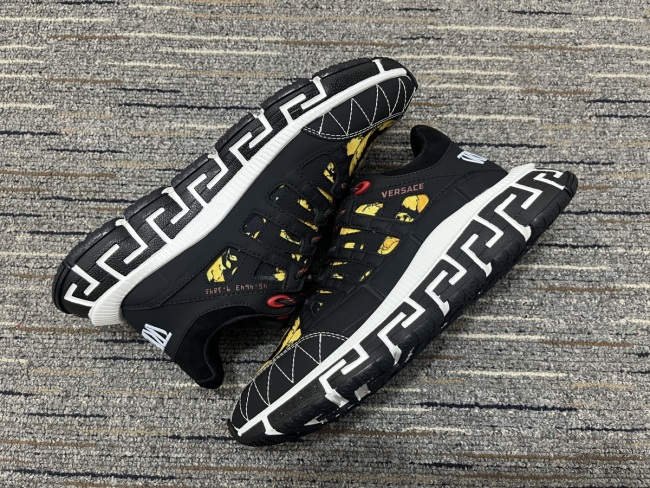 Men Women V*ersace Top Sneakers