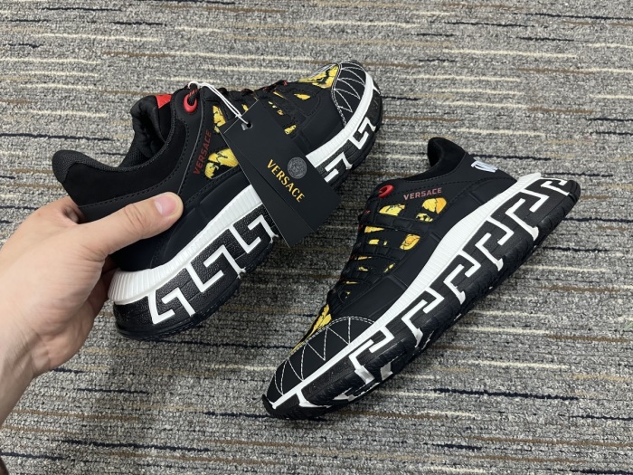 Men Women V*ersace Top Sneakers