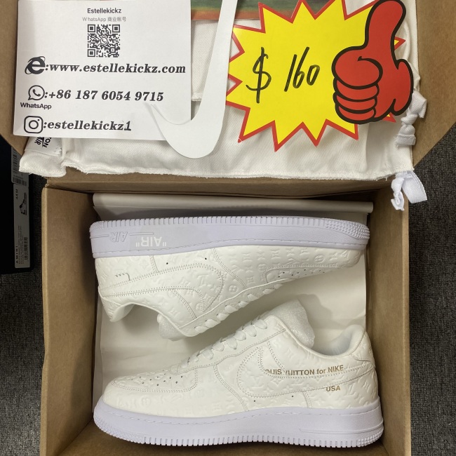 Air Force 1 L*V Low Cream White Black