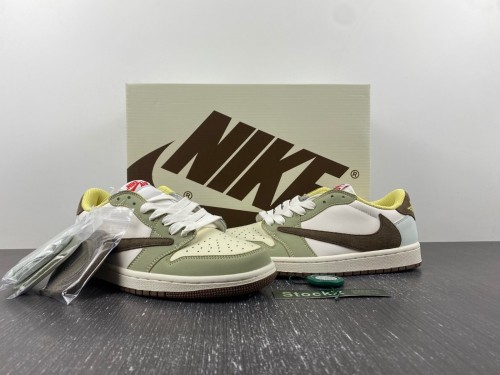 T*ravis S*cott x Air Jordan 1 Low OG DM7866-603