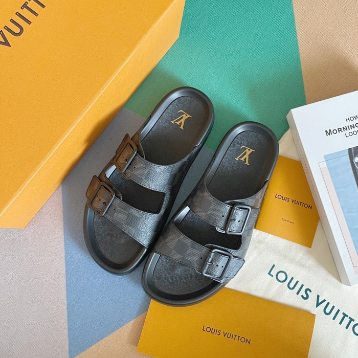 Men L*ouis V*uitton Top Quality Sandals