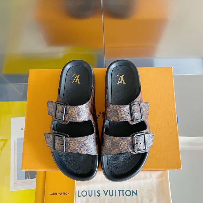 Men L*ouis V*uitton Top Quality Sandals