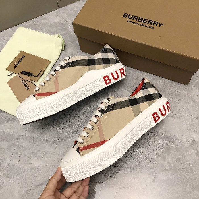 Men Women B*urberry Top Sneaker