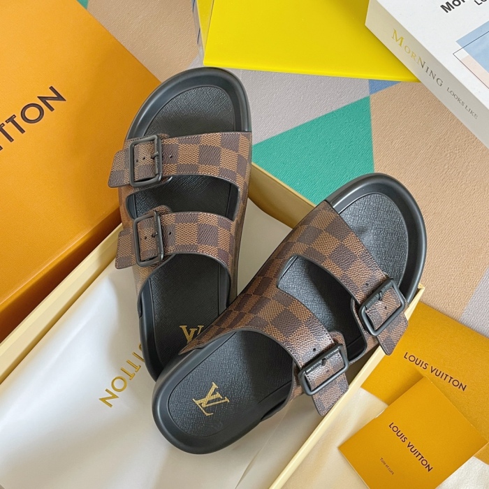 Men L*ouis V*uitton Top Quality Sandals