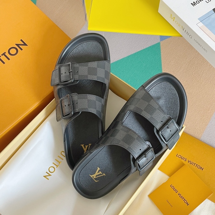 Men L*ouis V*uitton Top Quality Sandals