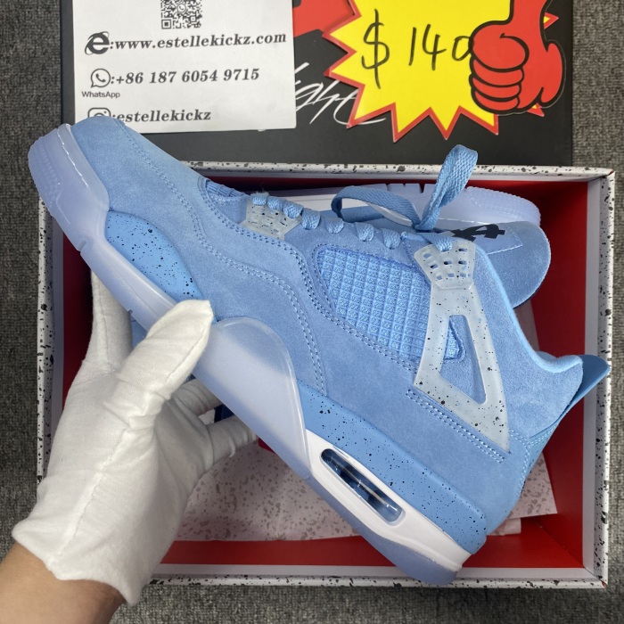 Air Jordan 4 Retro UNC PE   AJ4 1032070