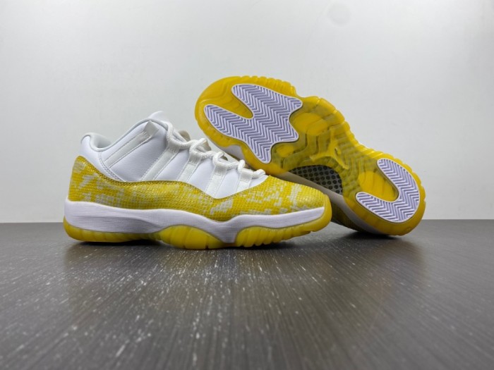 Air Jordan 11 Low WMNS “Yellow Snakeskin AH7860-107