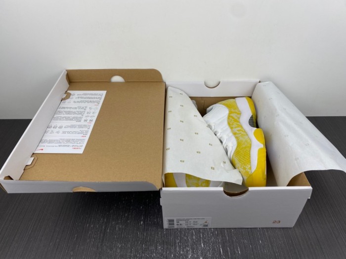 Air Jordan 11 Low WMNS “Yellow Snakeskin AH7860-107