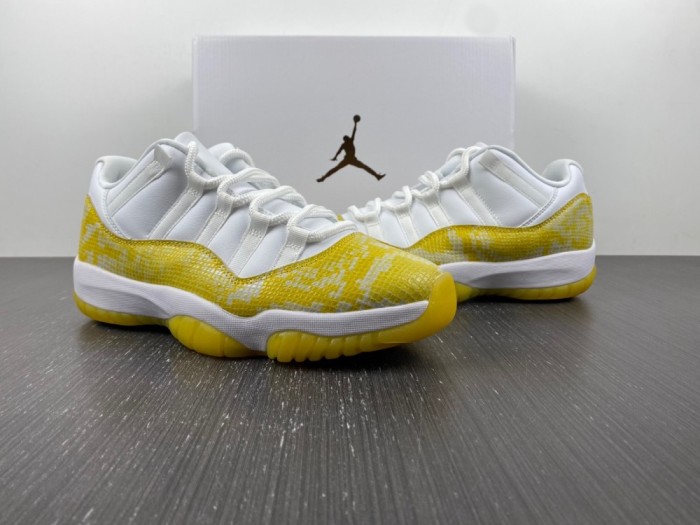 Air Jordan 11 Low WMNS “Yellow Snakeskin AH7860-107