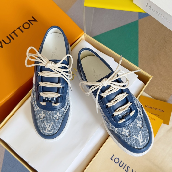 Women L*ouis V*uitton Top Sneakers