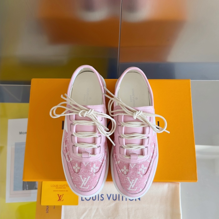 Women L*ouis V*uitton Top Sneakers
