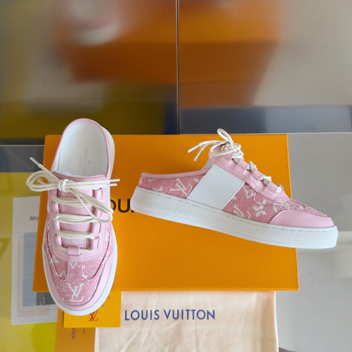 Women L*ouis V*uitton Top Sneakers