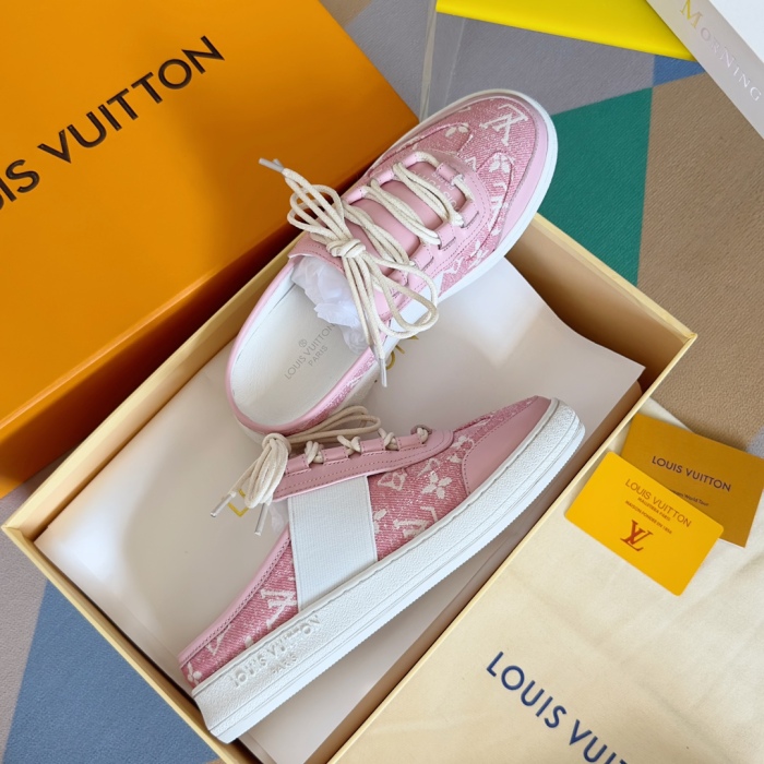 Women L*ouis V*uitton Top Sneakers