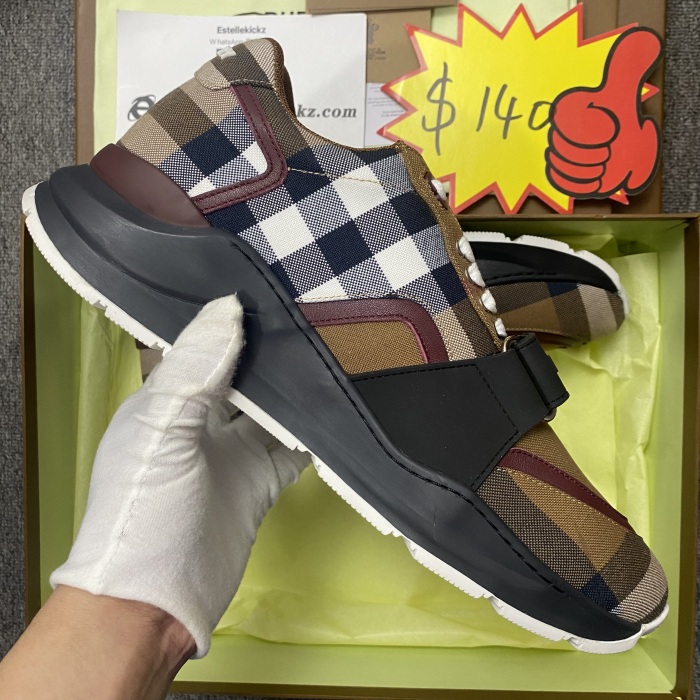 Men B*urberry Top Sneakers