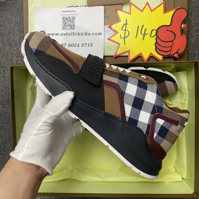 Men B*urberry Top Sneakers