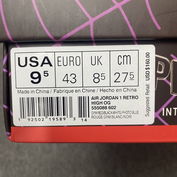 Air Jordan 1 High OG “Origin Story” 555088-602