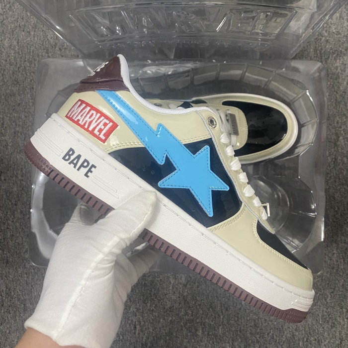 Men Women B*ape MARVEL B*APE STA Top Quality Sneaker