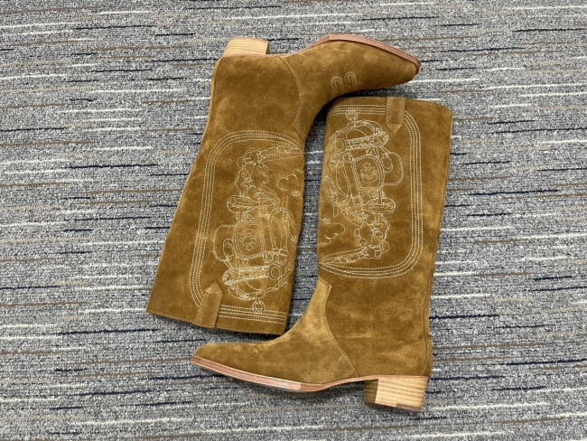 Women H*ermes Top Boot