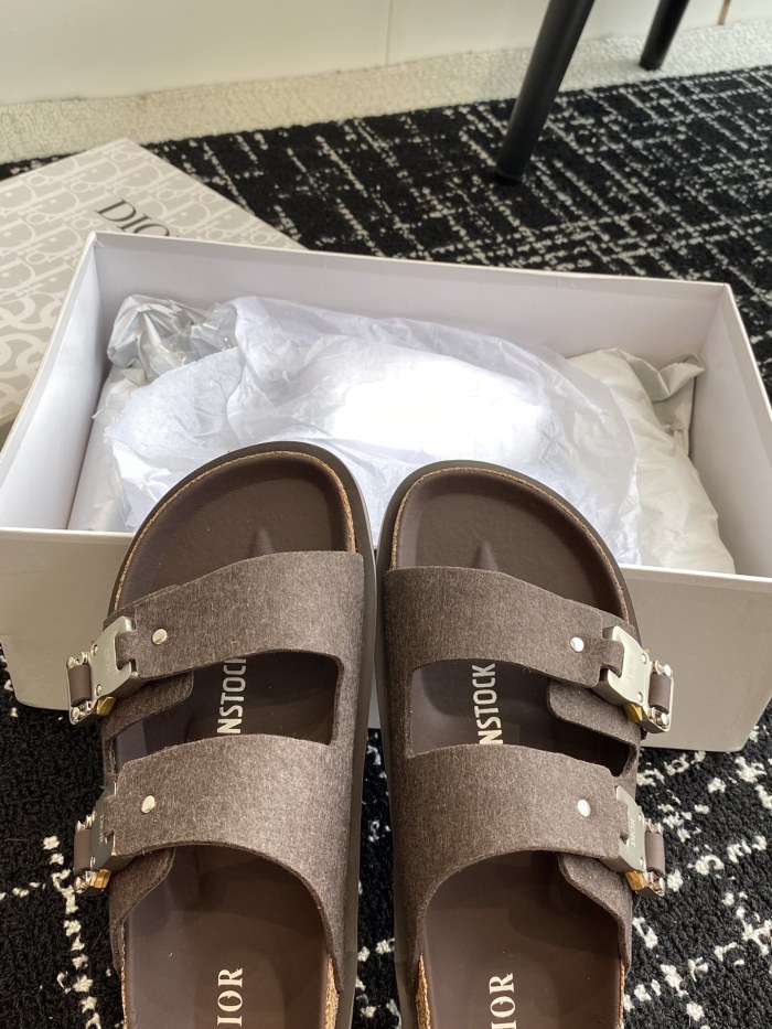Men Women D*ior x B*irkenstock  Top Quality Sandals