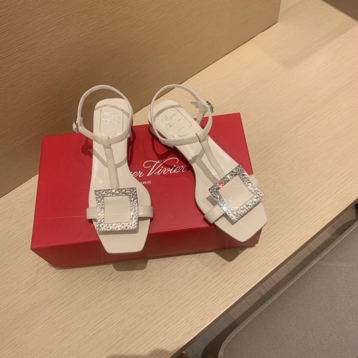Women  R*oger V*ivier Top Sandals