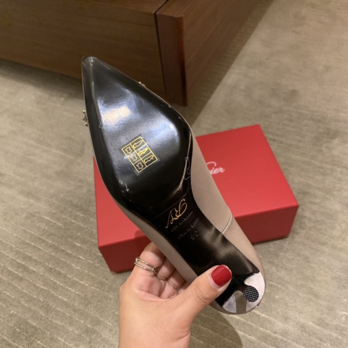 Women  R*oger V*ivier Top Sandals