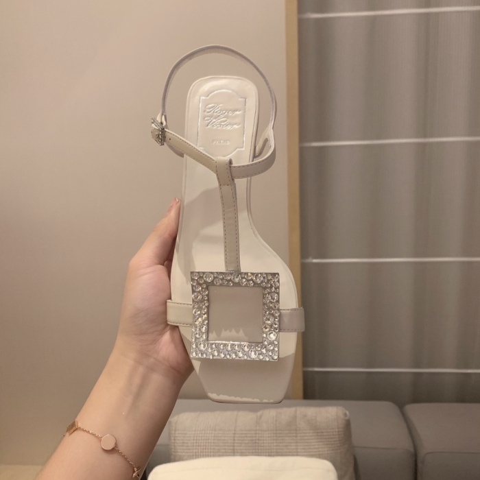 Women  R*oger V*ivier Top Sandals