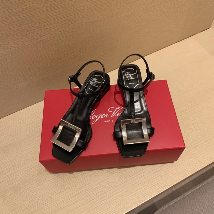 Women  R*oger V*ivier Top Sandals