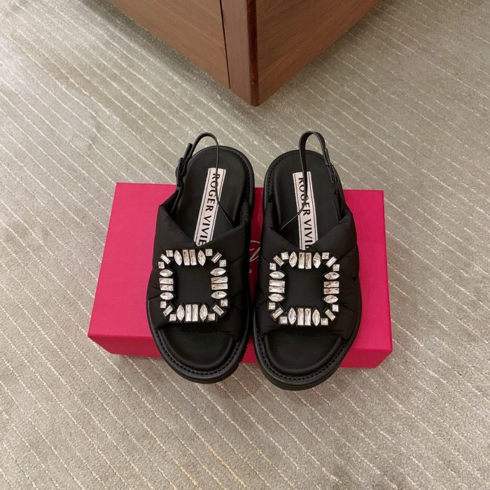 Women  R*oger V*ivier Top Sandals