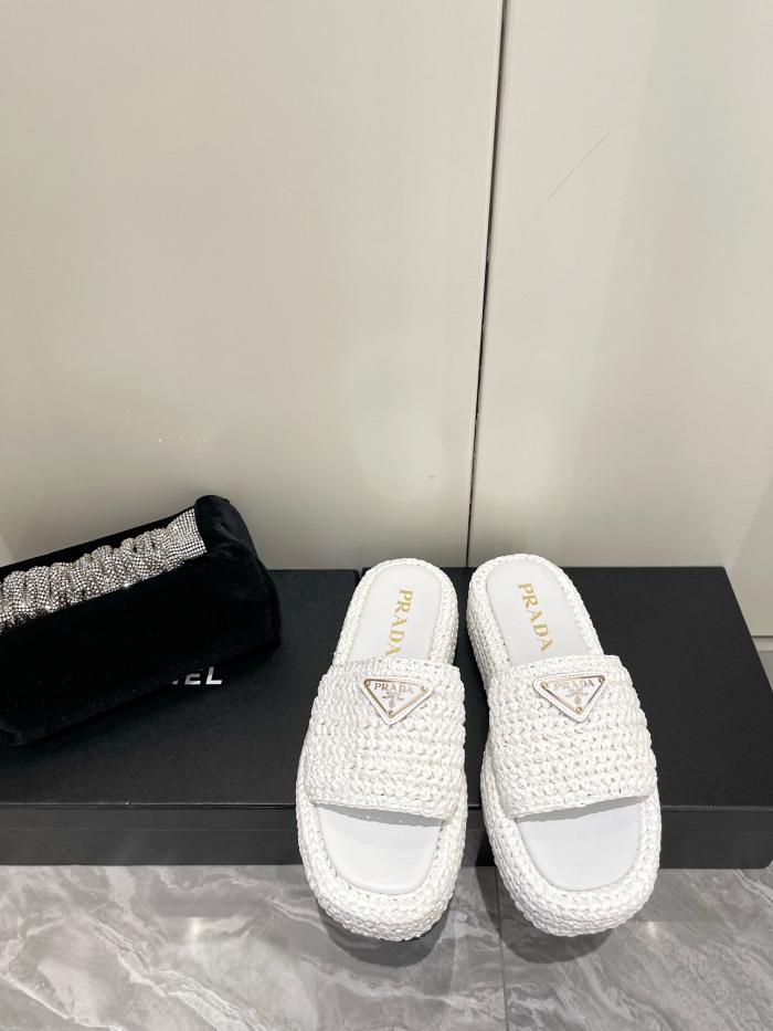 Women P*rada Top Quality Sandals