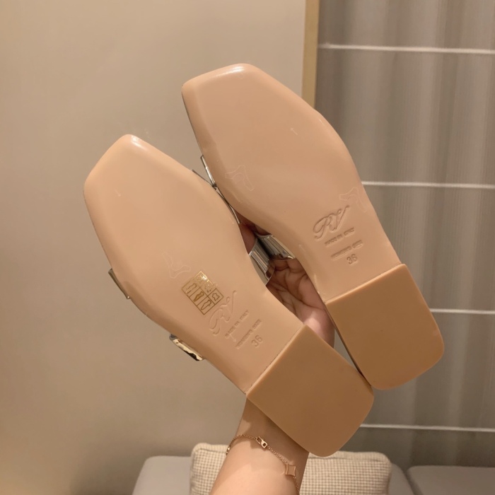 Women  R*oger V*ivier Top Sandals