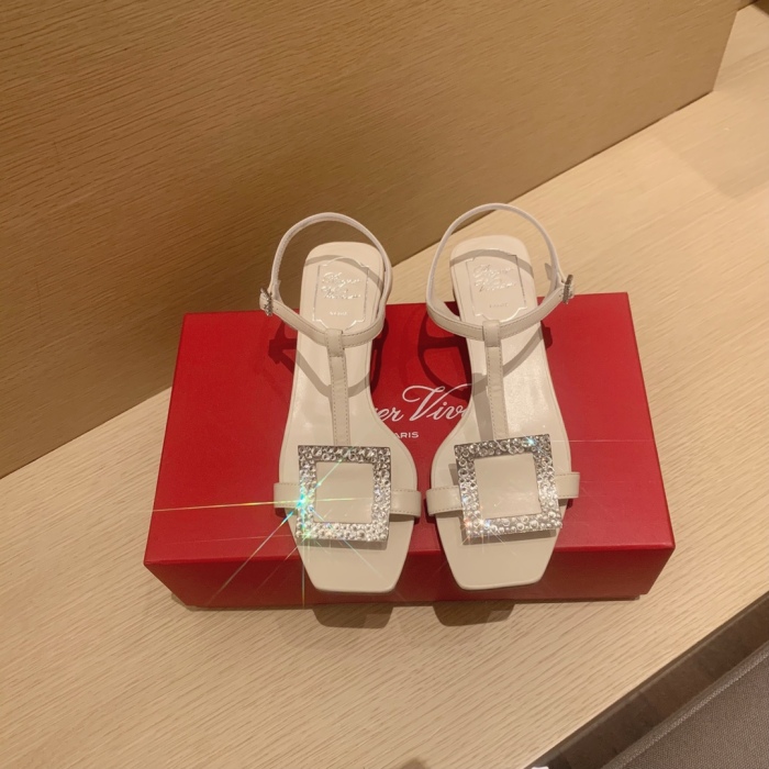 Women  R*oger V*ivier Top Sandals