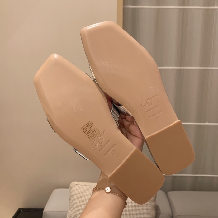 Women  R*oger V*ivier Top Sandals