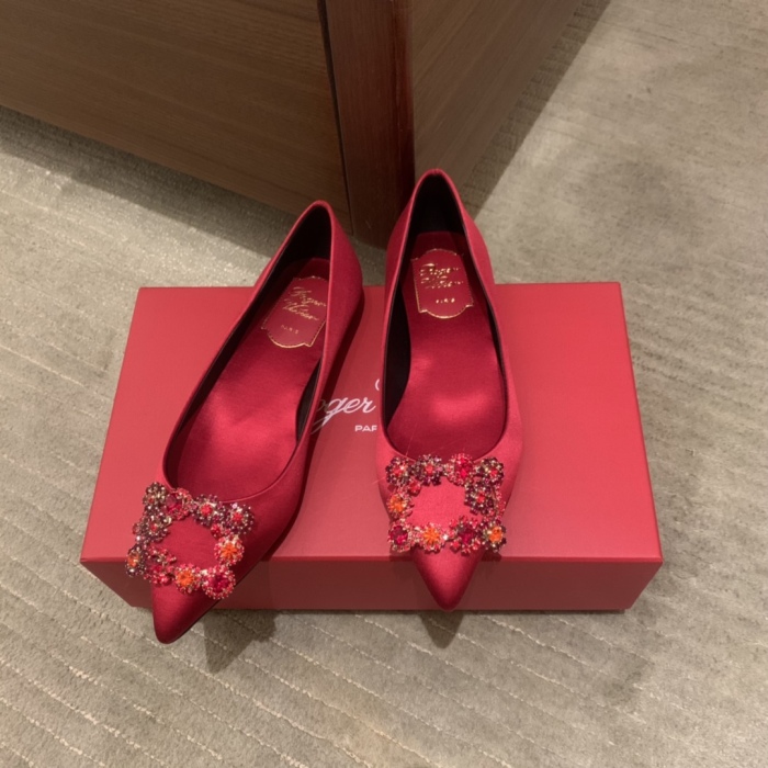 Women  R*oger V*ivier Top Sandals