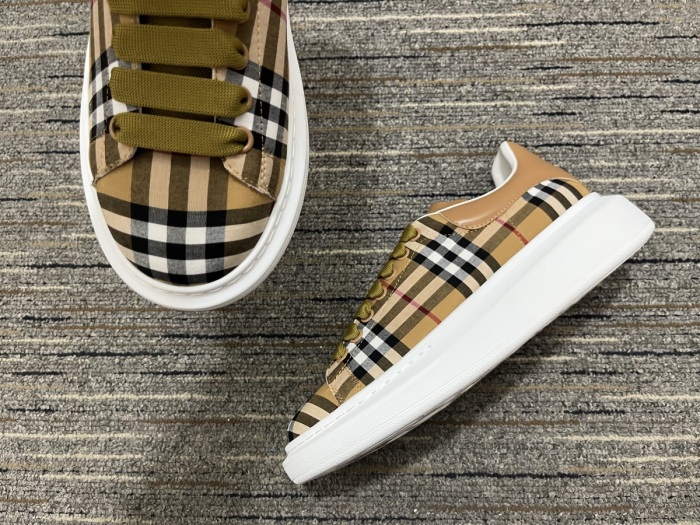Men Women A*lexander M*cqueen x B*urberry Top Sneaker