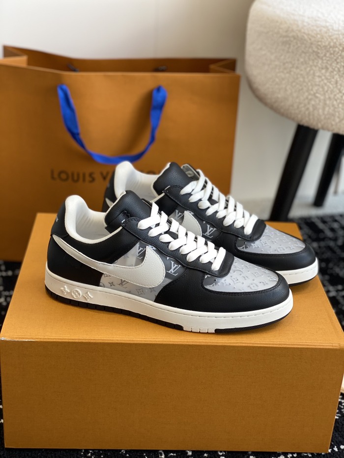 Men Women L*ouis  V*uitton x Air Jordan 1 low Top Sneakers