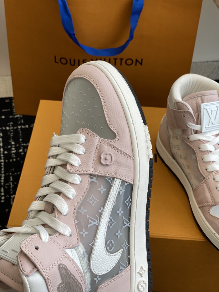 Men Women L*ouis  V*uitton x Air Jordan 1 low Top Sneakers