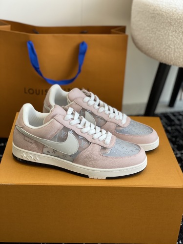 Men Women L*ouis  V*uitton x Air Jordan 1 low Top Sneakers