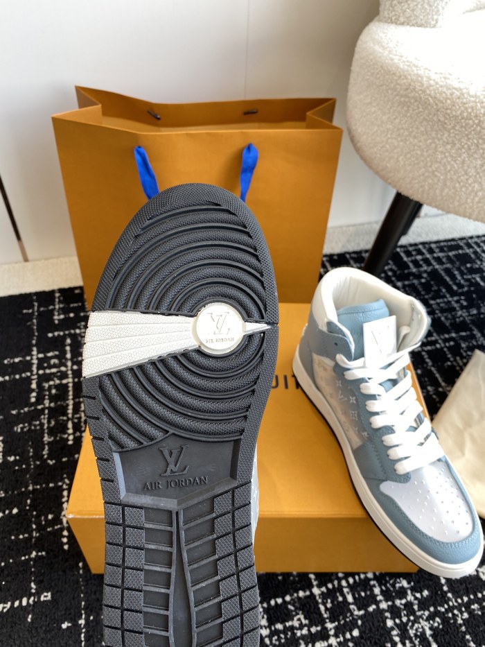 Men Women L*ouis  V*uitton x Air Jordan 1 low Top Sneakers