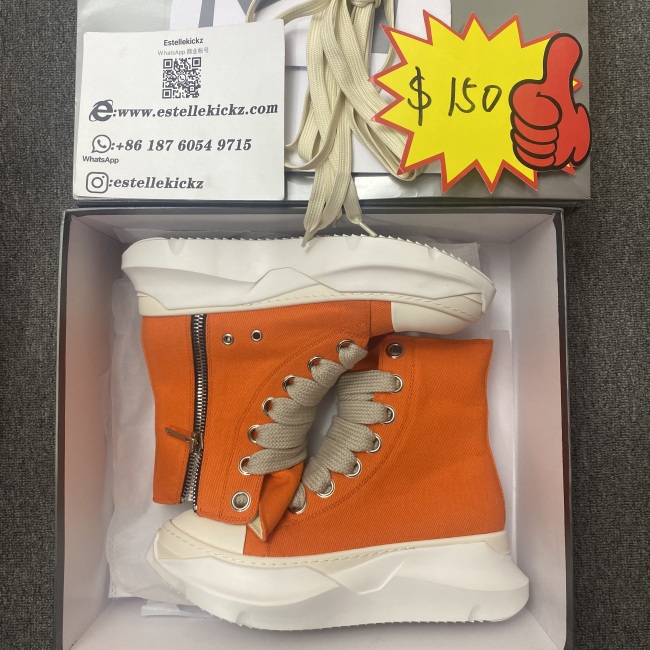 Men  R*ick O*wens Top Sneaker