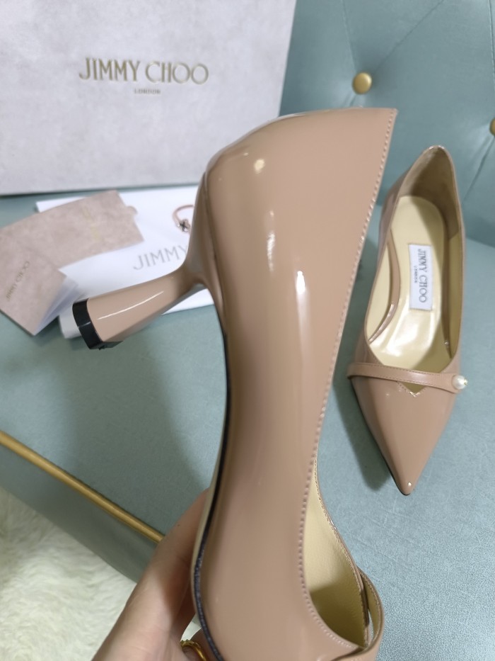 Women J*immy C*hoo Top Quality Sandals 1CM  6.5CM