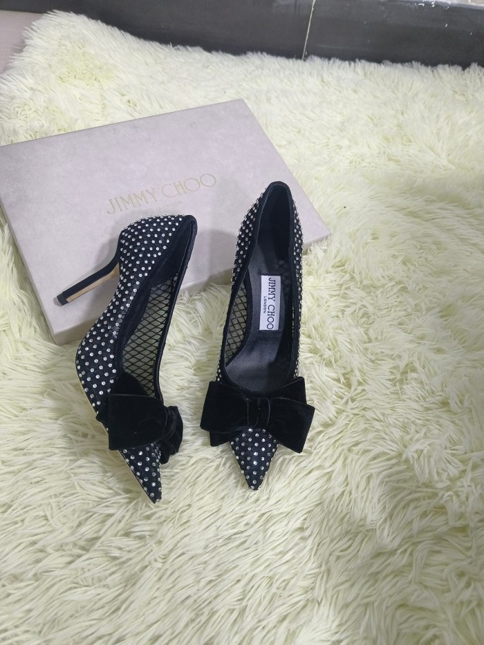 Women J*immy C*hoo Top Quality Sandals 8.5CM