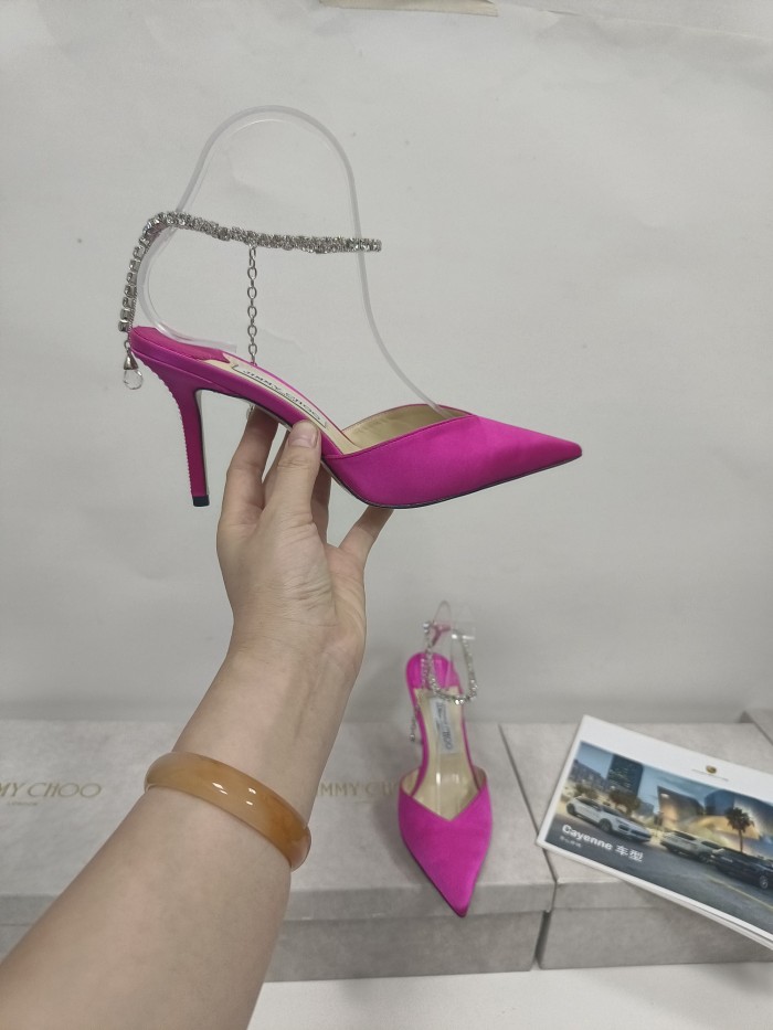 Women J*immy C*hoo Top Quality Sandals 8.5CM
