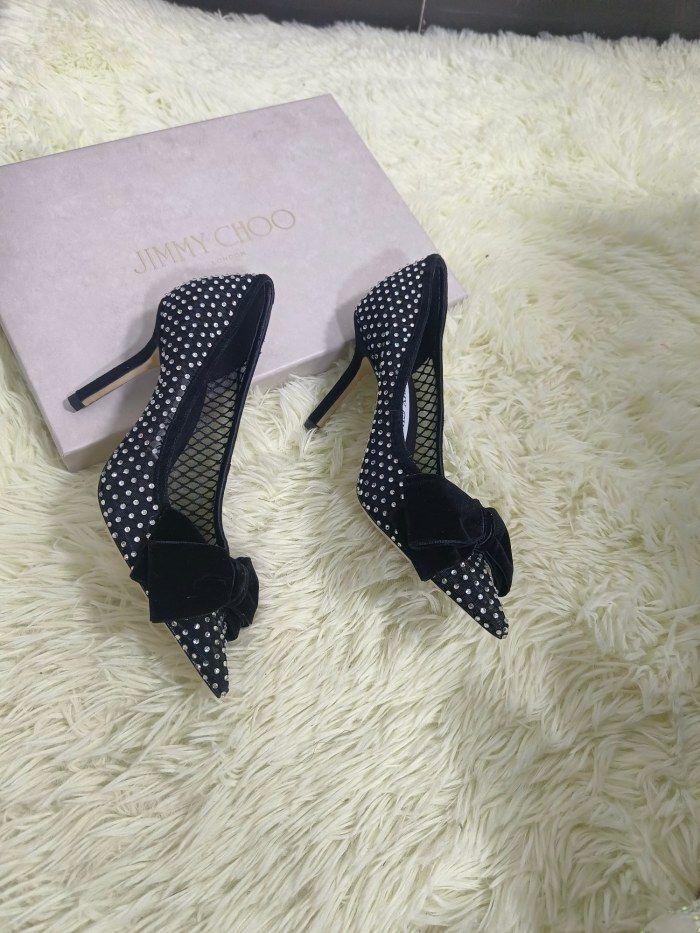 Women J*immy C*hoo Top Quality Sandals 8.5CM