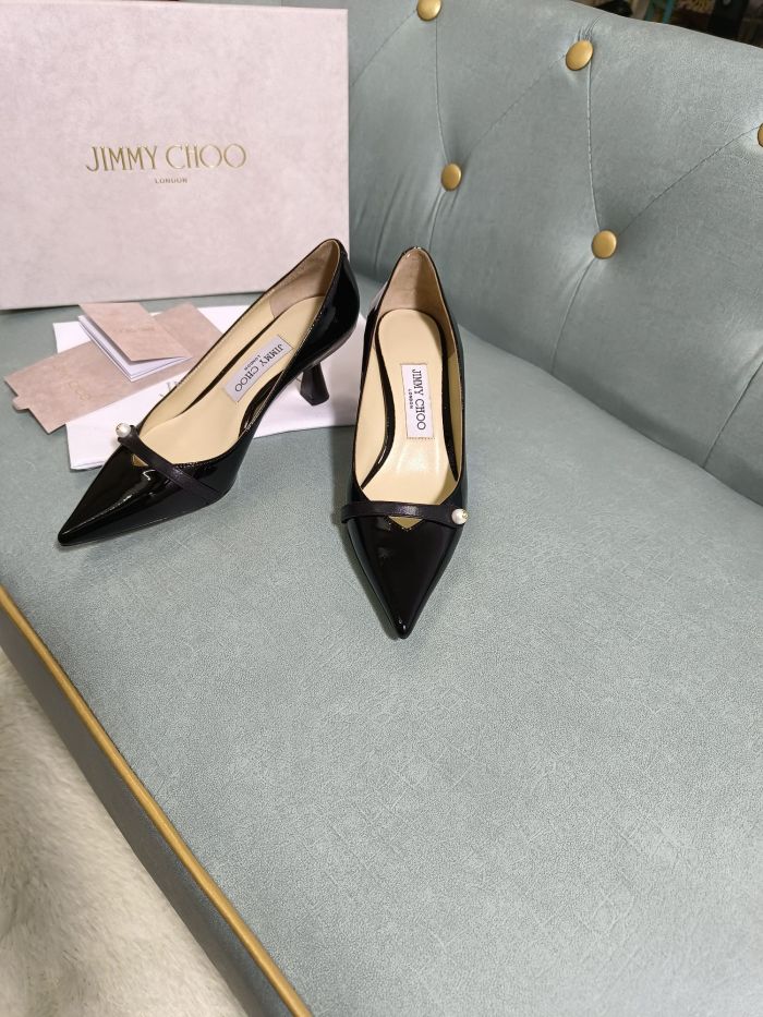 Women J*immy C*hoo Top Quality Sandals 1CM  4.5CM