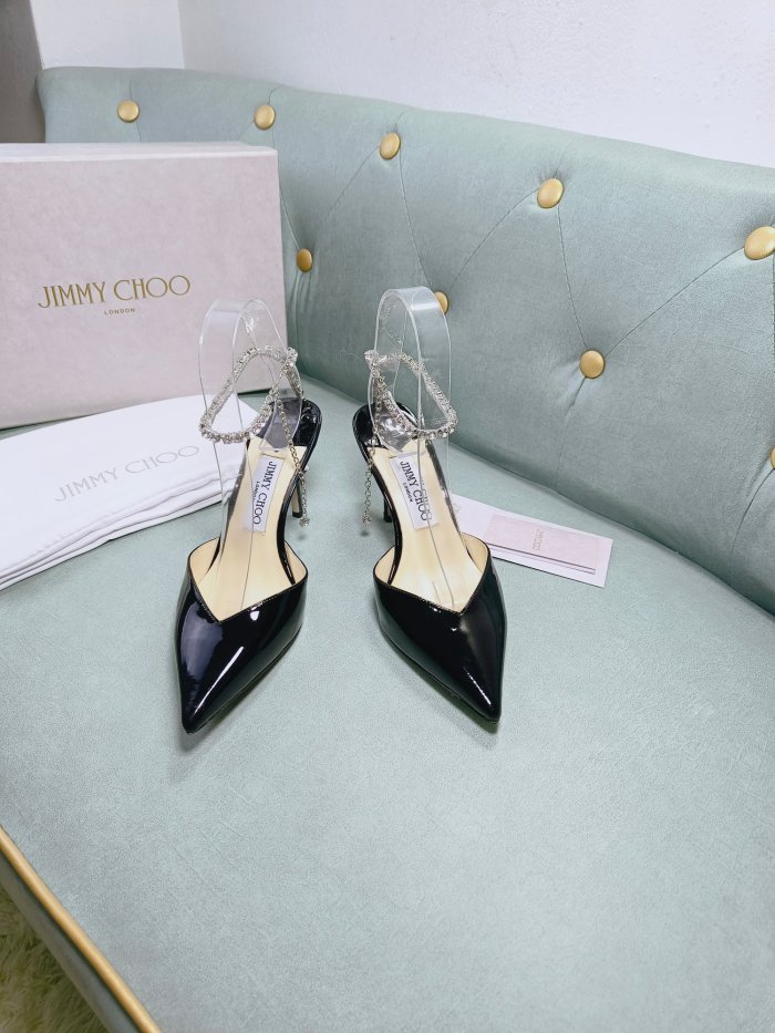 Women J*immy C*hoo Top Quality Sandals 8.5CM
