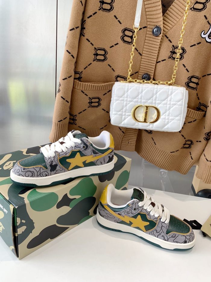 Men Women B*ape Top Sneaker