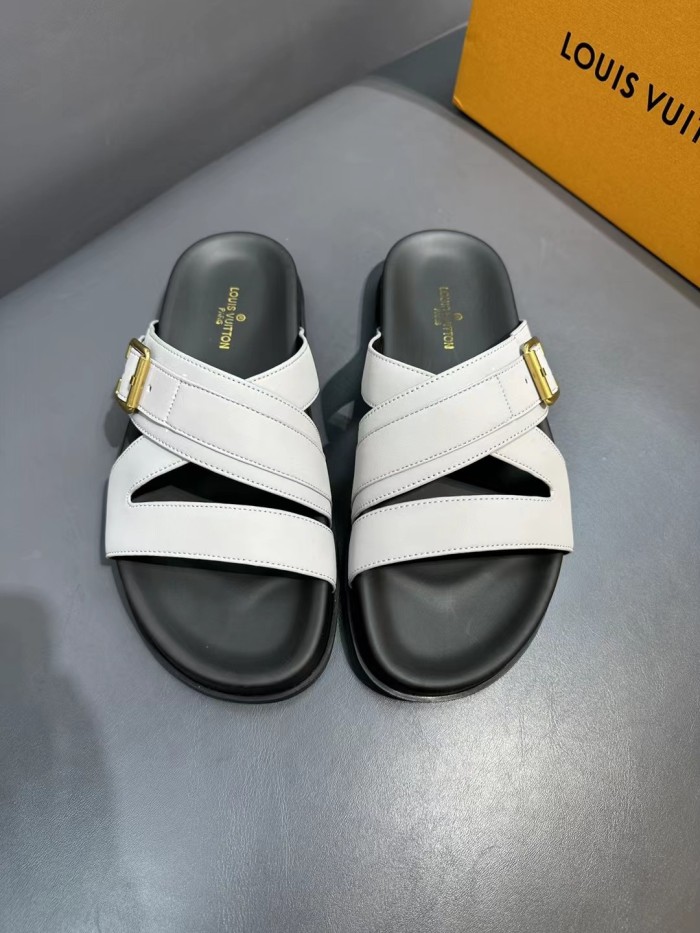 Men  L*ouis V*uitton Top Sandals