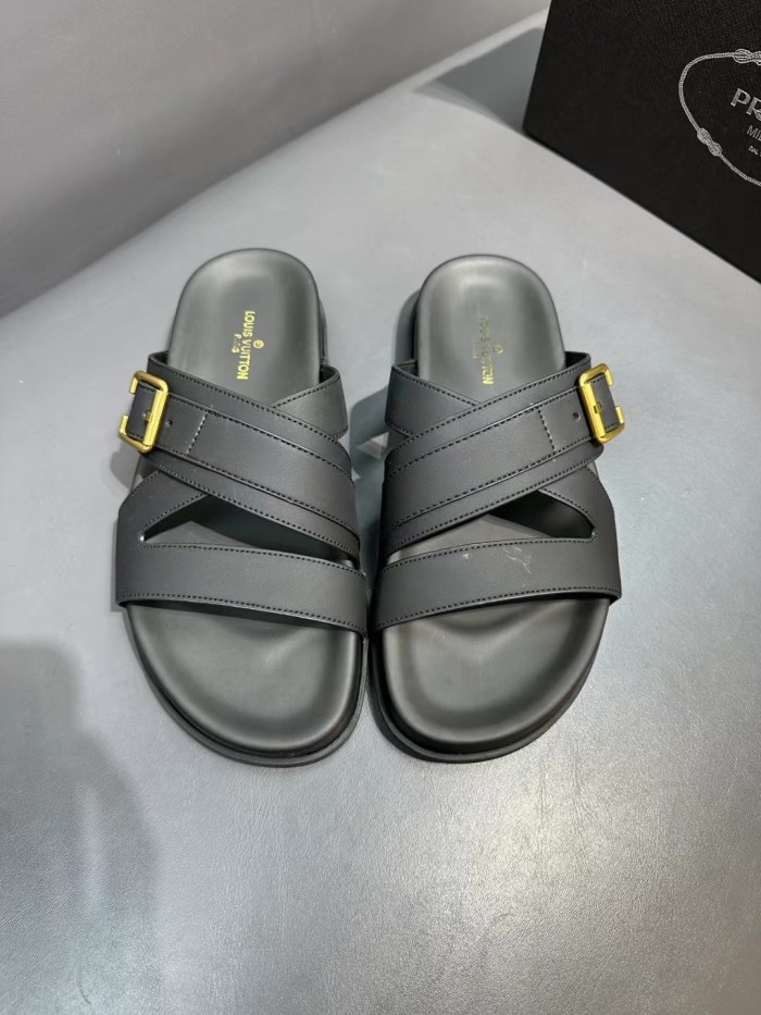 Men  L*ouis V*uitton Top Sandals