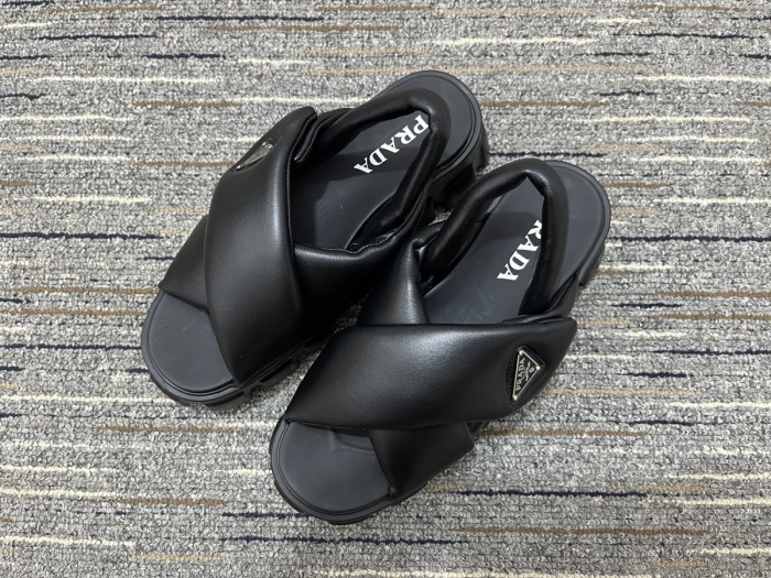 Women P*rada Top Quality Sandals