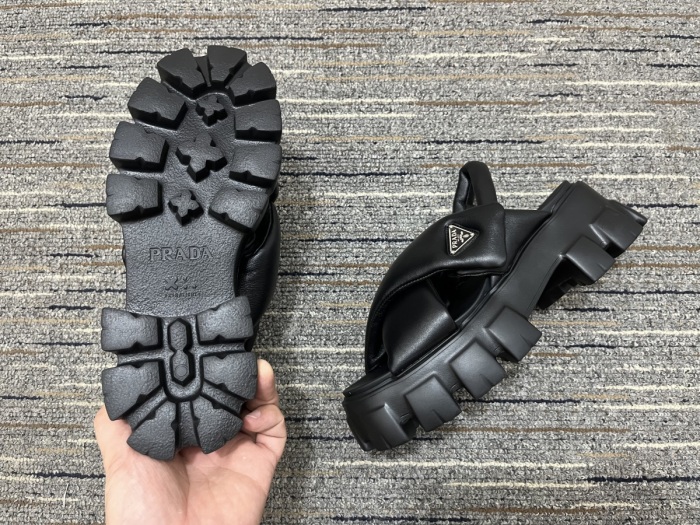 Women P*rada Top Quality Sandals